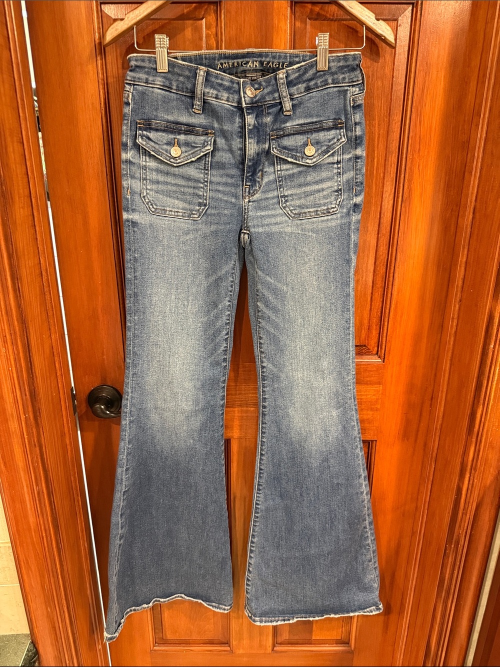 American Eagle Outfitters Medium Blue Flare Jeans